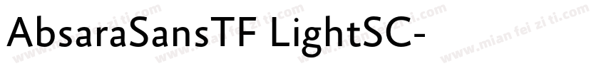 AbsaraSansTF LightSC字体转换